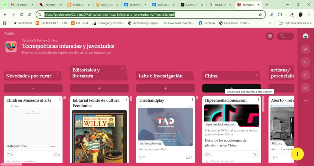 Tecnopoéticas infancias y juventudes